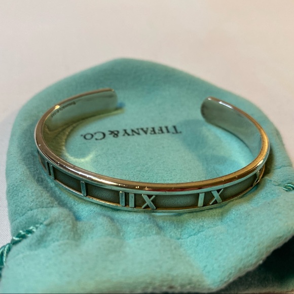 Tiffany & Co. Sterling Silver Atlas Cuff Bracelet small size 6.5 - Picture 1 of 9